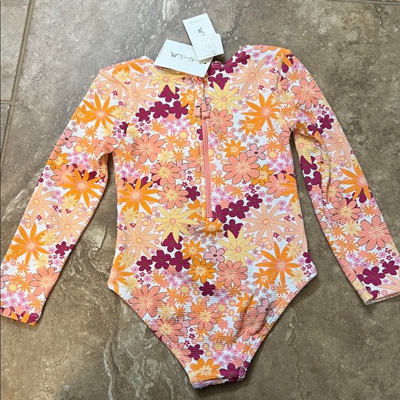 Jessica Simpson 1 piece swimsuit size 4/5 NWT - Picture 4 of 4